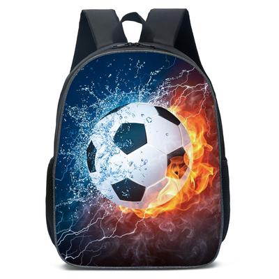Football Schoolbag for Primary and Secondary School Children Boys and Girls Double Shoulder and Back