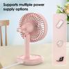 USB Desk Fan with Adjustable Head Portable Mini Table Fan for Student 3 Speeds Quiet 360 Degree Rotating Fan for Home Dorm Office