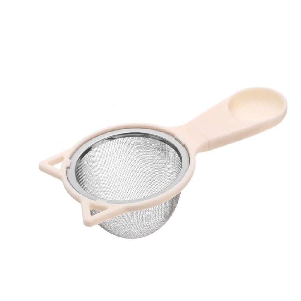 

304 Stainless Steel Fine Mesh Strainer Fine Mesh Multi-function Tea Leaf Spice Strainer Cat Shape Easy Clean Colander Sieve білий