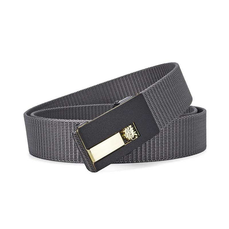 Zodiac Toothless Canvas Belt Simple Automatic Buckle Imitation Nylon Belt Casual Men'S Belt