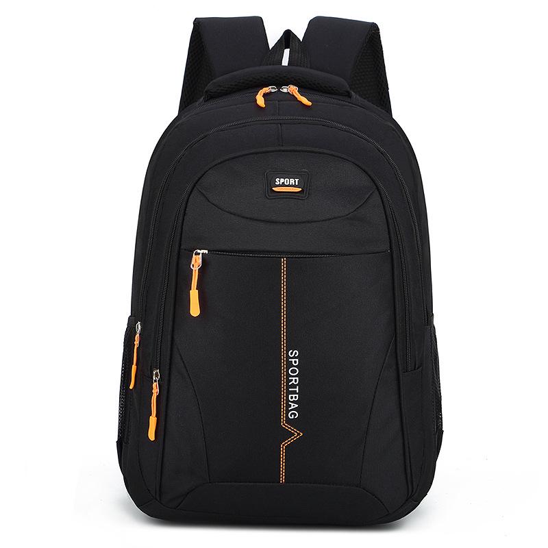 Korean Style Letter Print Casual Backpack - Unisex Water-Resistant Schoolbag & Laptop Bag
