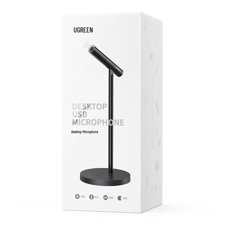 UGREEN CM379 USB Desktop Condenser Microphone CN Plug (adapter Included)