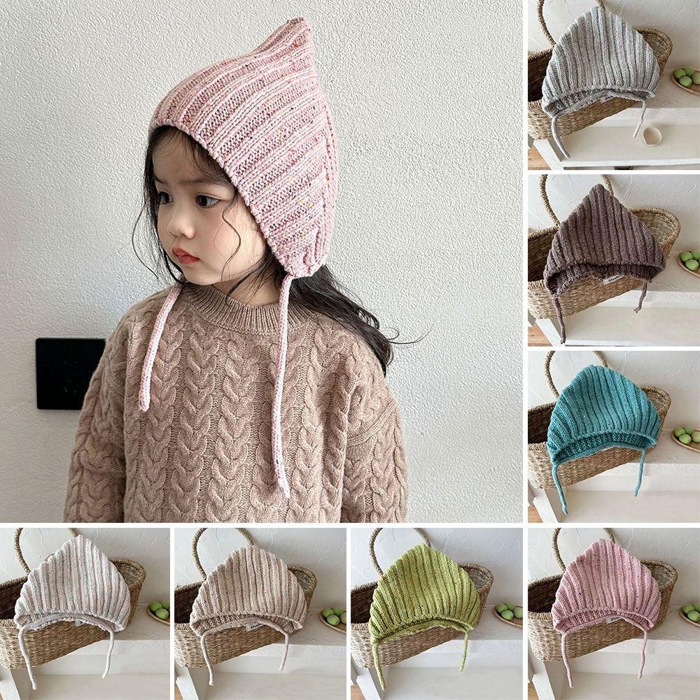 1-4 Year baby Elves Knitted Cap Warm Kids Beanie Hats Fashion Photography Prop  Infant