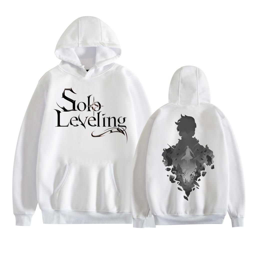 Solo Leveling Hooded for Aldult Streetwear Hoodie Cartoon Printed Unisex Hooded Pullover