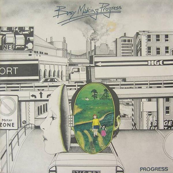 LP Record PROGRESS Busy Making Progress BBT111 Sudarshan Disc 1978 UK Rock Used