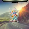 West Floral Wild Gift For Horse Lovers Colorful Cowboy Car Decoration Interior