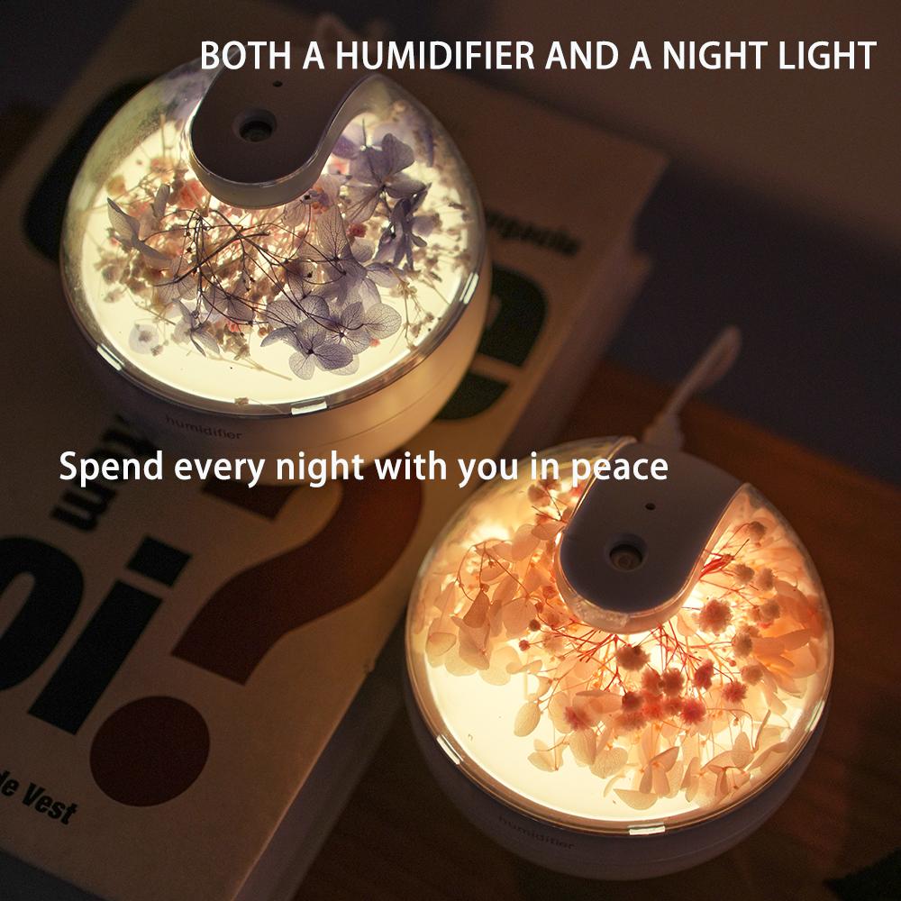 USB Ultrasonic Cool Mist Sprayer Essential Oil Fragrance 220ml Mini Home Wood Grain Air Humidifier Electric Air Aroma Diffuser