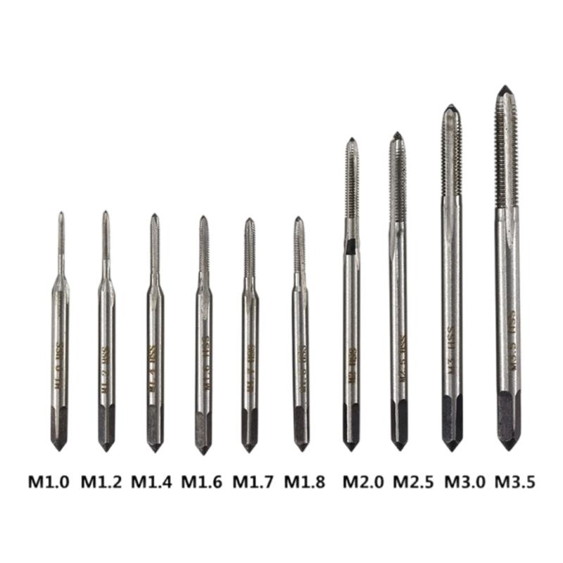 Straight Flute Machine Tap Set For Various Thread Cutting In Various Materials Offering Stability Efficient Performances