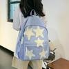 Women Backpack Large Capacity Nylon Casual Star Kawaii Back Pack Student Shoulder Bag Travel School Bags for Girls Bookbags