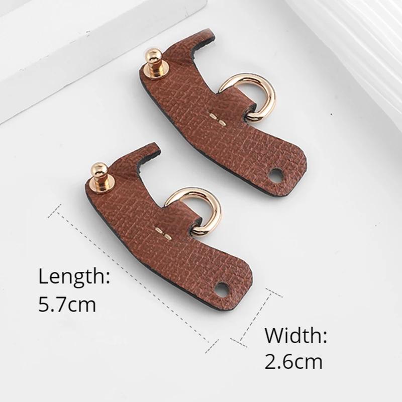 EverToner Bag Punch-free Buckles for Long-champ Shoulder Strap Protective Cover Belt Tire Button Metal Bag Accessories