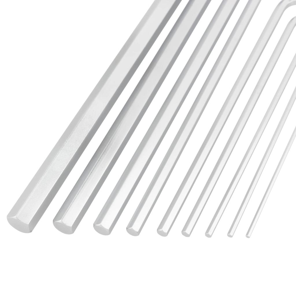 TONE Long hexagonal bar wrench set ALB900 inch 9 items L-shaped Contents