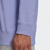 Adidas Sport Round Neck Sweatshirt Pullover Men Tops Light-Purple HE4347
