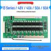 13-String 48V Lithium Battery Protection Board with Balancing, Temperature Control, and 40A/50A/60A High Current Capacity