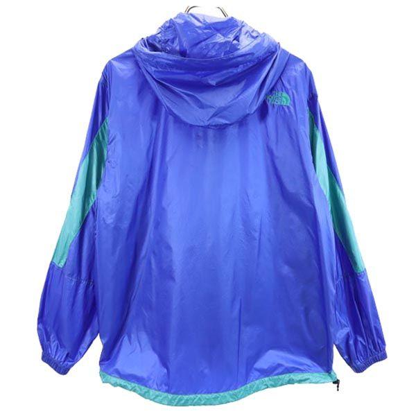 The North Face NP22033 Langarm Nylonjacke M Blau Logo Outdoor Herren Gebraucht