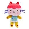 Gabby Dollhouse Happy Cats Plush Toy Set, 2 Pack, 25cm, Coral Pink, Stuffed Animals for Kids
