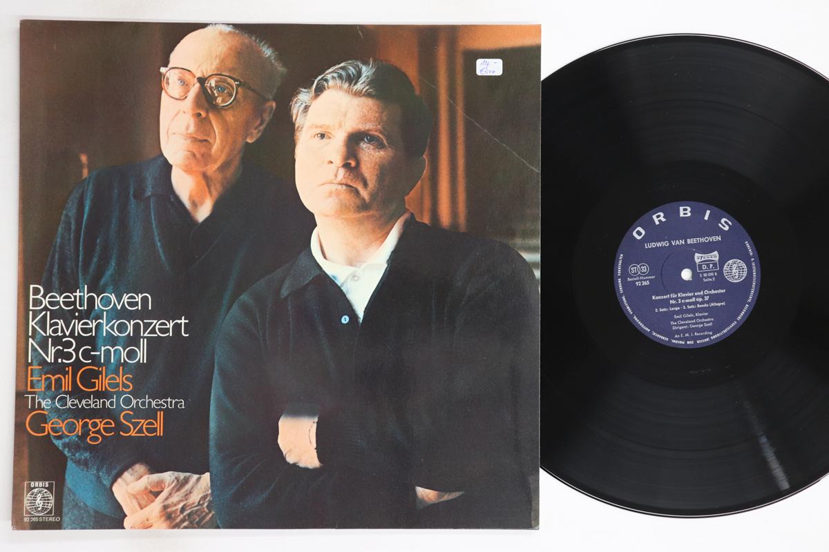

LP Record EMIL GILELS, GEORGE SZELL, THE CLEV - Konzert Fur Klavir Und Orchester Nr 92265 ORBIS Germany Classical Used