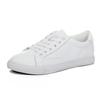 Leather Little White Shoes Soft Sole Round Head Casual Shoes Flat Bottom Color Matching Light Mouth Lazy Shoes New Women's Single Shoes