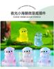 10/20/100pcs Glowing 3D Little Otter Garden Home Decoration Luminous Mini Animals Micro Landscape Moss DIY Dollhouse Ornament