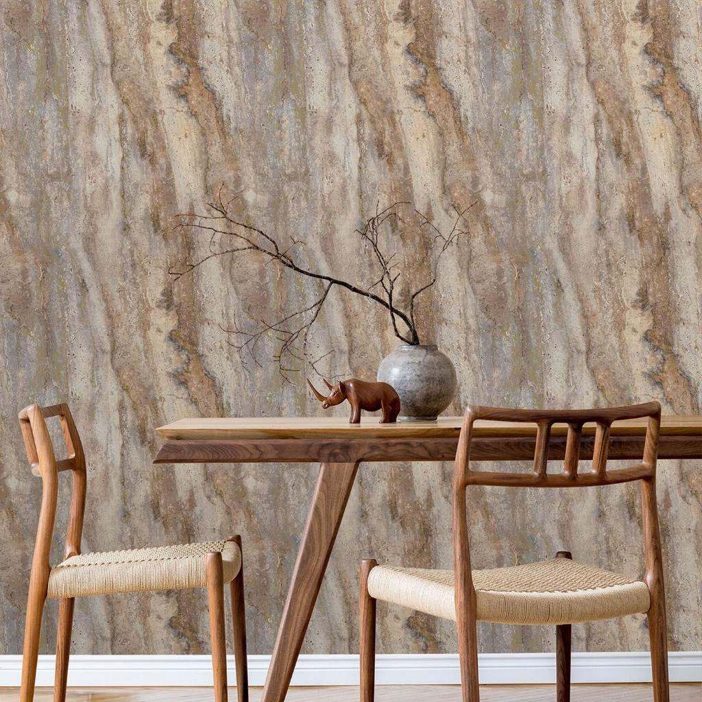 Grandeco Stone Façade Textured Wallpaper
