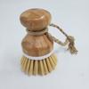 2Pcs Bamboo Dish Brush Flexible Bristles Ergonomic Handle Oil Proof Stain Removal Sink Plate Bowl Pan Scrub Cleaning Scrubber Kitchen Supplies