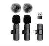 Wireless Lavalier Microphone for Phone: Mini Outdoor Recording & Live Broadcast with Noise Reduction