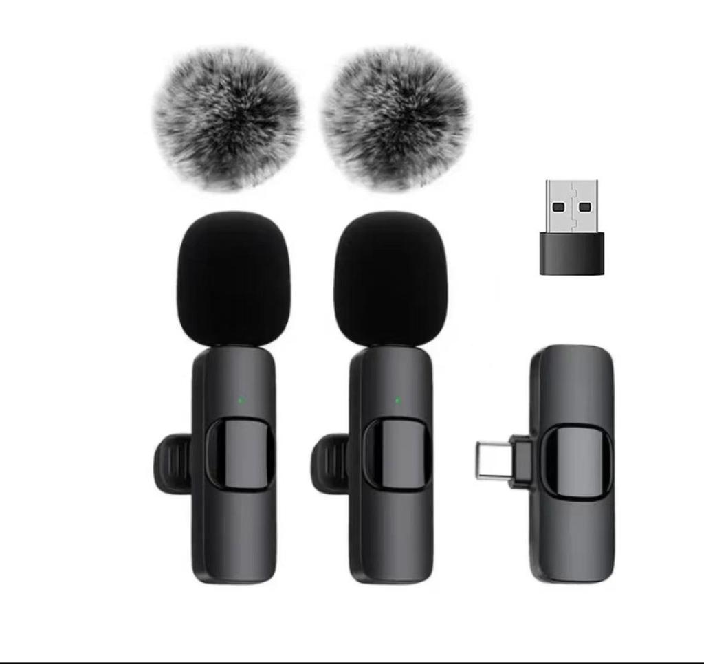 Wireless Lavalier Microphone for Phone: Mini Outdoor Recording & Live Broadcast with Noise Reduction