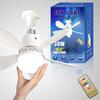 Dimmable LED Ceiling Fan Light - Adjustable Speed E27 Screw for Kids' Room