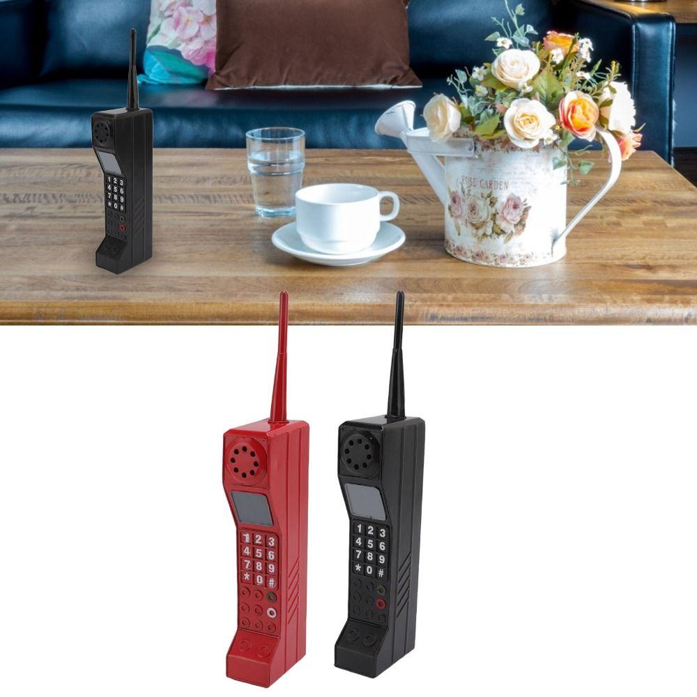 Cellular Phone Retro Phone Prop Old Fashioned Brick Cell Phone Ornament  Home Decoration