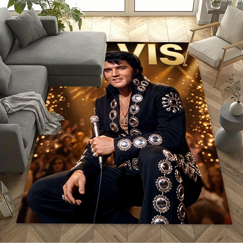 Elvis Presley Performance Carpet Suitable for Bedrooms Entryway Foyer Living Rooms Antislip Carpet Office Home Decor Wedding Party Gift