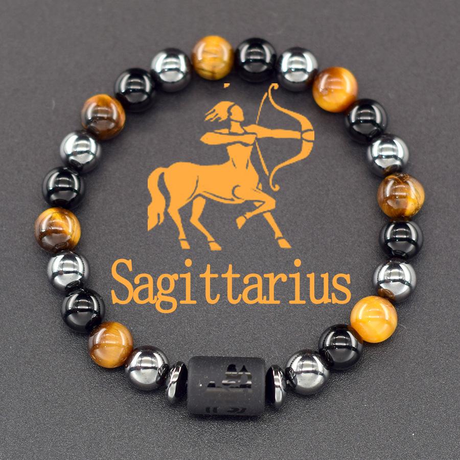 12 Sterrenbeeld Armband Heren Constellatie Armband voor Mannen Ram Maagd Leeuw Weegschaal Bedel Bangle Dames Vriendschap Sieraden om de Hand