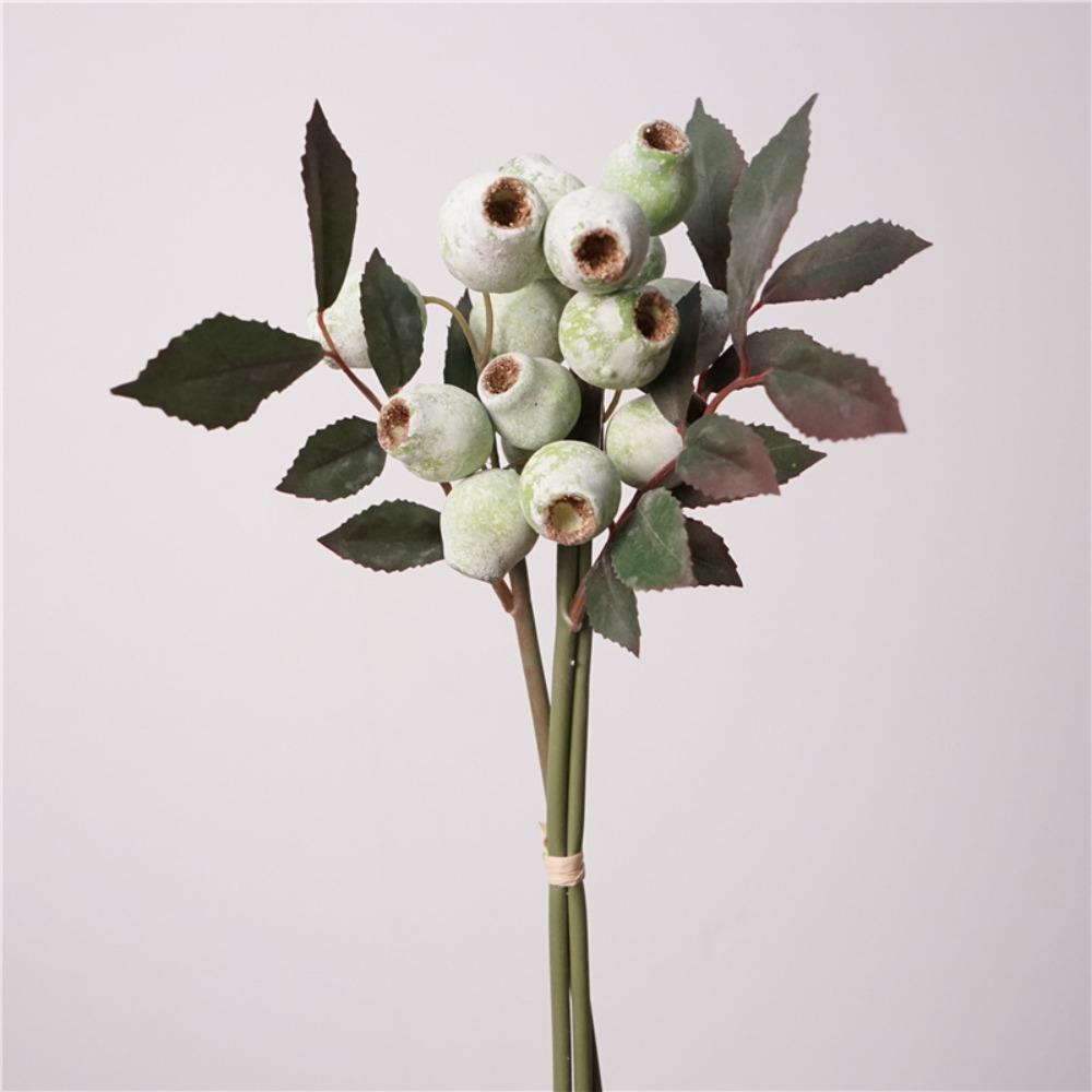 Зеленые Растения Искусственный Эвкалипт Ягоды Ручной Работы Симуляция Эвкалипта Обеденный Стол зелёный