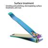 Plated Nail Clipper Carbon Steel Gradient Color Fashionable Nail Trimmer Cutter Manicure Tool