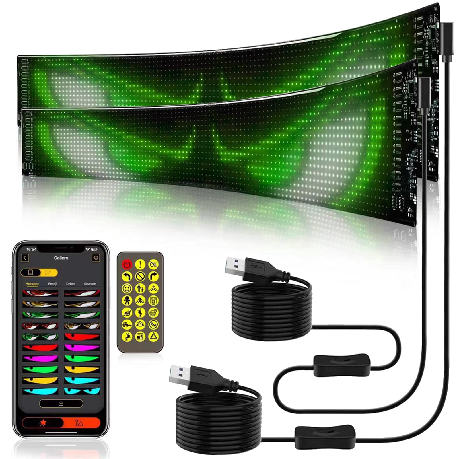 

MXBCTMM Devil Eye Car Editable Patterns and Make Your Car Unique and Perfect for and x x 32 Pixels Lights, Large, Text, Eye-Catching, Cars, Shops,