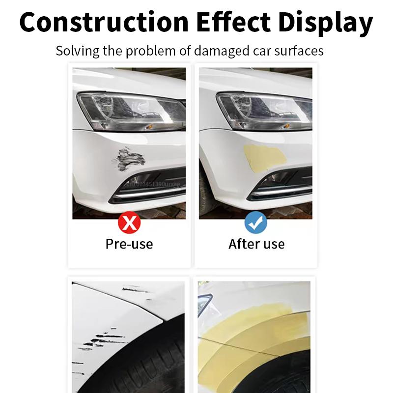 Removedor de arranhões de carro Massa para carroceria Massa para arranhões Massa de secagem rápida Caneta para pintura automotiva Assistente Cuidado suave com a pintura do veículo