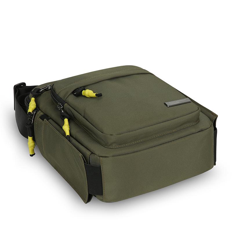 Bolsa Transversal Masculina Oxford Bolsas de Ombro Único Armazenamento de Grande Capacidade Moda Múltiplos Bolsos Bolsa Transversal para Viagem de Negócios Mochila Diária