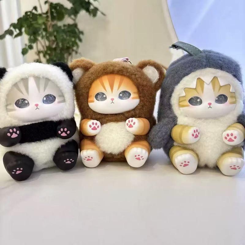 Nuova Serie di Gatti Squalo Carini ad Alto Valore Scatola Cieca a Sorpresa, Portachiavi in VinilePeluche Sacca Regali di Compleanno Per Bambini e Adulti Scatola Misteriosa