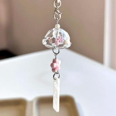 Colgante Encanto Y2K para Bolso Llavero Carrillón de Viento con Cuentas Adorno Kawaii para Bolso Accesorios para Niñas Mujeres