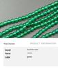 Imperial Green Chalcedony Agate Round Beads for DIY Jewelry & Accessories, Baroque Style