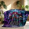 Custom Name Personalized Demon Hunters Kpop Print Blanket, Home Decor, Bedroom, Sofa, Camping, Couch, Gifts for Birthday Christmas