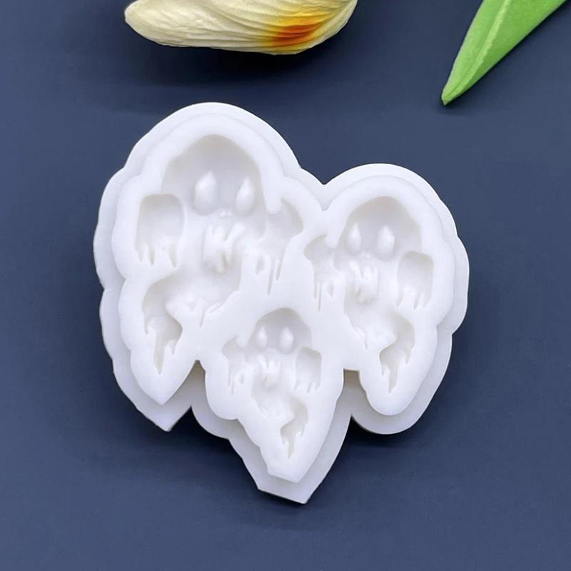 Halloween Ghost Silicone Sugarcraft Mold for Fondant Cake Decorating Cupcake Baking Resin Tool