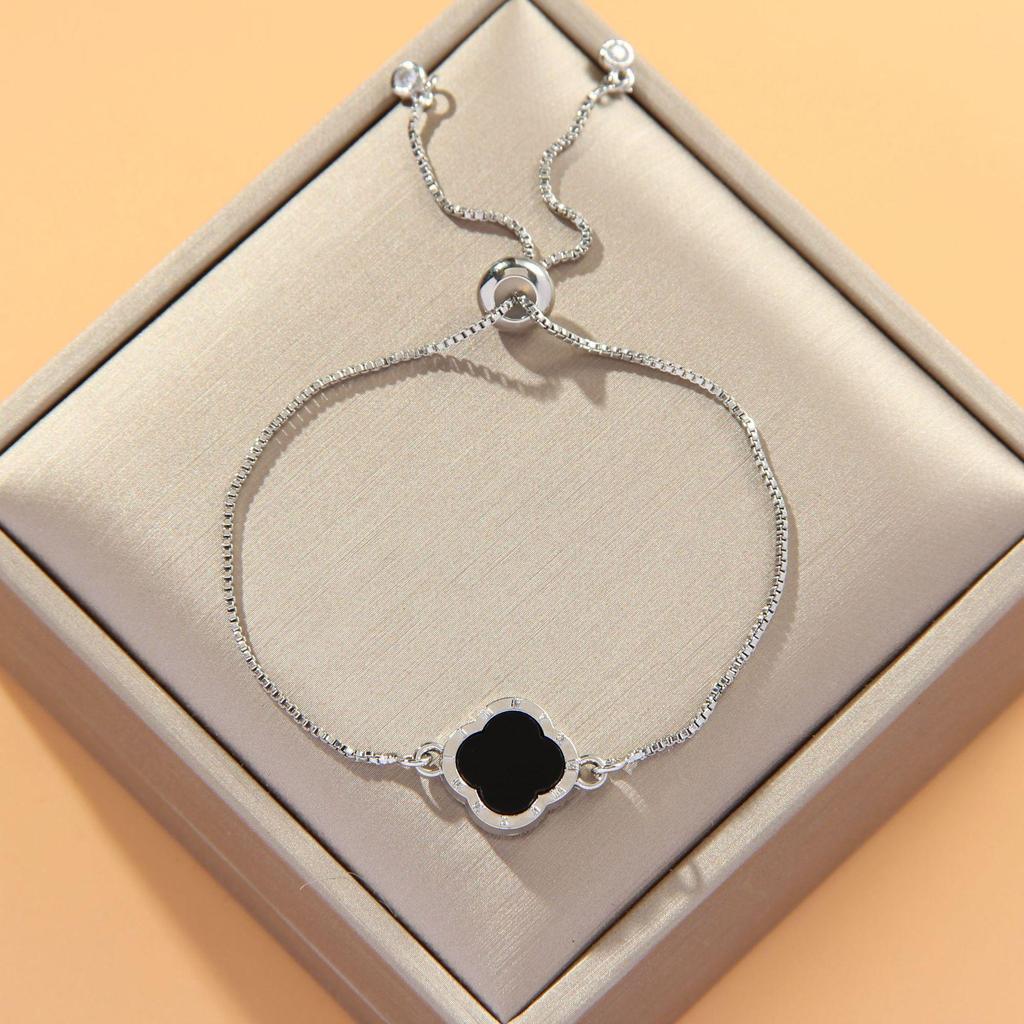 Verstellbares 8-förmiges Evil Eye Herzarmband für Damen - Europäische & Amerikanische Mode, Südostasiatischer Einfluss
