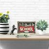 2D Flat 30*20cm Back To School Supplies Slae Sign, For Home Garage Wall Decor, Indoor Or Outdoor Bar Restaurant Cafe Bar