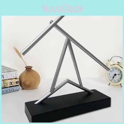 Creative T C And A Shape Anti Gravity Metal Rod Swing Toy Desktop Ornament For Office Gift