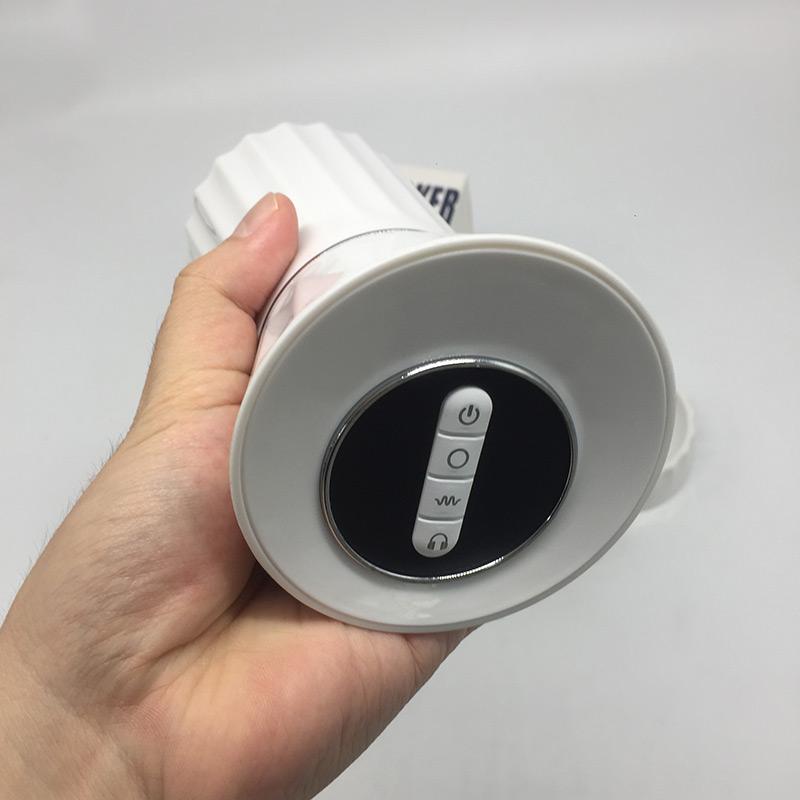 New Male Masturbator 5 Automatic Manual Sucking Modes Voice 8 Vibrations Oral Suction Blowjob Real Vagina Sex Toys