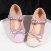 Scarpe da Bambina alla Moda con Fiocco in Pelle 2025primavera Nuove Scarpe Casual per Bambini Semplici Versatili Scarpe da Principessa per Bambina Comode Antiscivolo Scarpe Piatte per Bambini