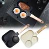 Frühstück Pfanne Spiegelei Pfanne Antihaft Bratpfanne 3-teiliger Kocher für Induktion Elektroherd Heimküche BBQ Grill Restaurant