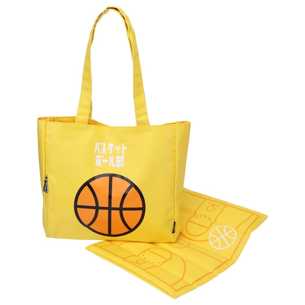 

Marushin Guts Basketball Club Tote Bag with Seat Cushion, Perfect for Parks, Sports Days, and Cherry Blossom Viewing, 0605022200