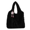 Popular Large-capacity Commuter Tote Bag Autumn New Plush College Student Shoulder Bag Women's Bag