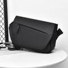 Solid Color Men's Large Capacity Shoulder Bag Outdoor Sports Crossbody Bag