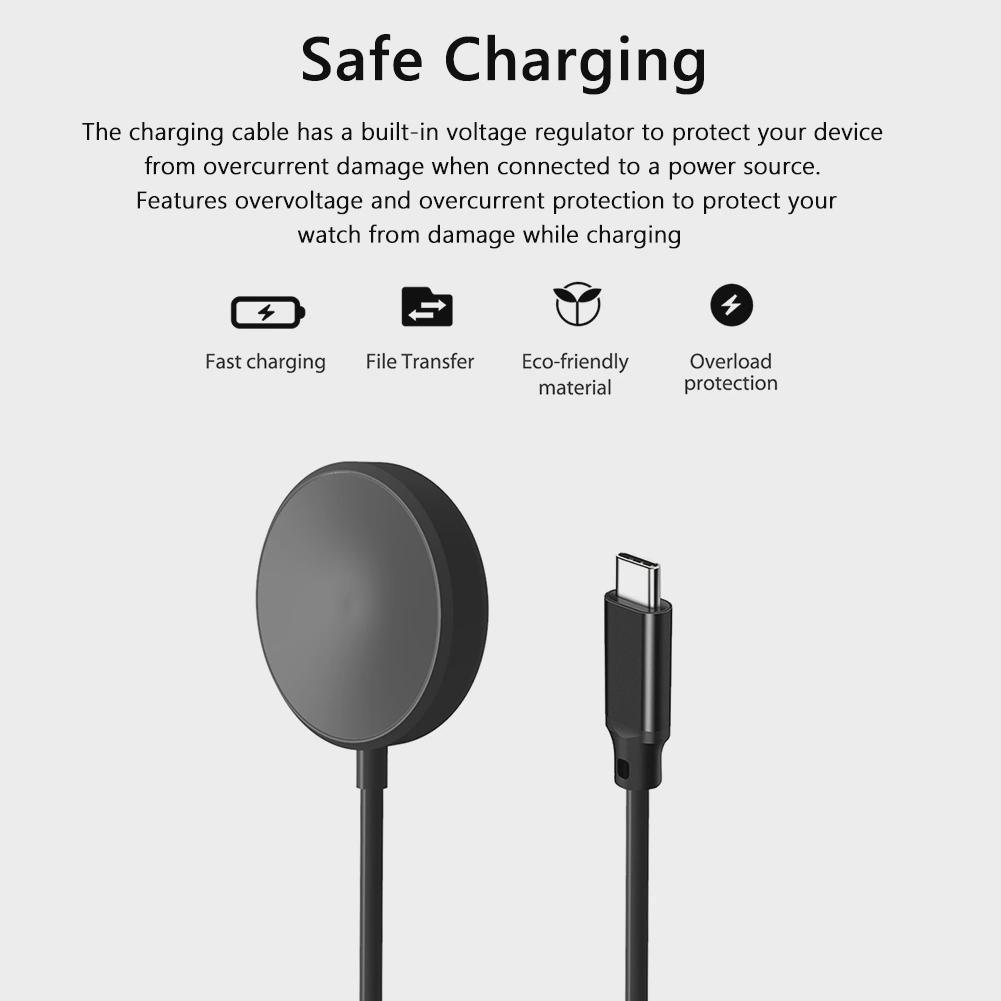 100cm PD 10w Fast Charging Cable for Samsung Galaxy Watch 5 5Pro 40mm 44mm 45mm Charging Dock Station Type-c Charger Cradle